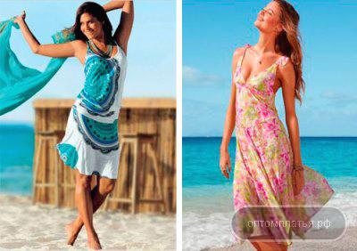 Пляжные платья для отпуска
